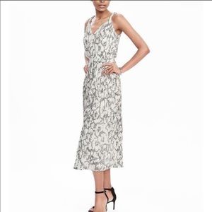 Banana Republic Floral Pleated Dress